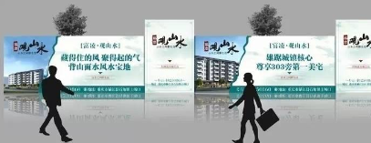 扬州错落形地产围挡